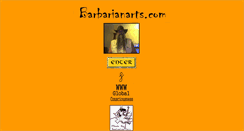 Desktop Screenshot of barbarianarts.com